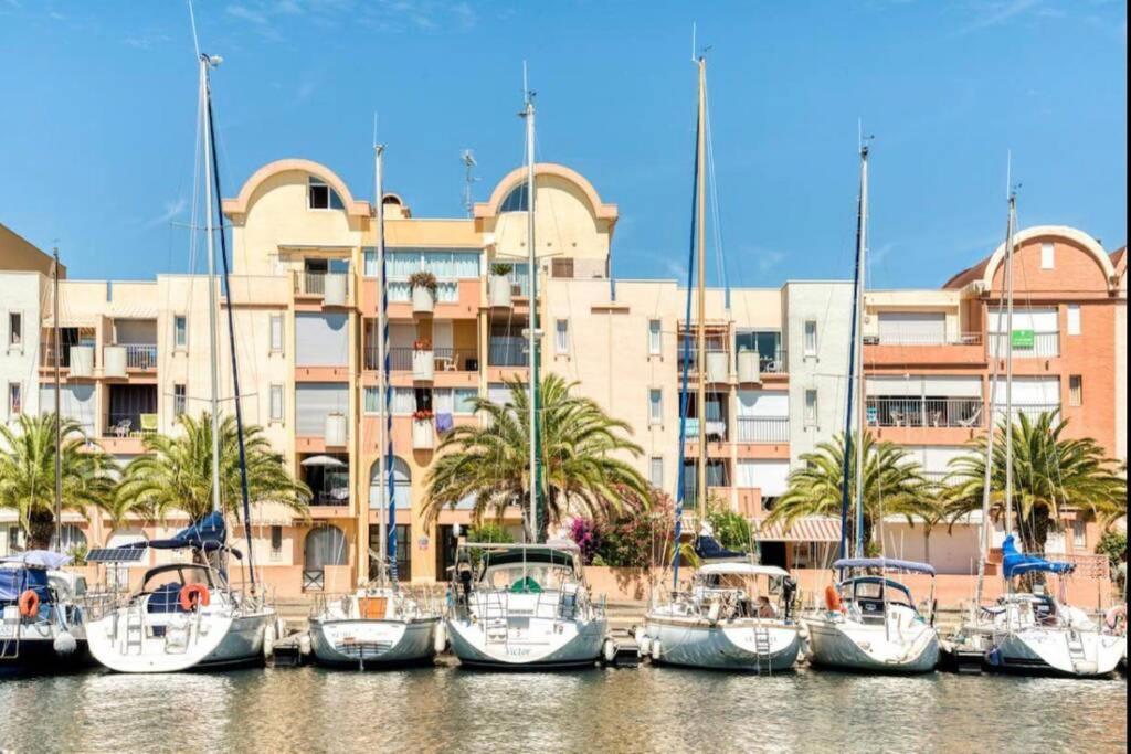 Residence Port Soleil Duplex T3 46 M2 Climatise Gruissan Exteriör bild
